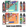 Randm Tornado 6000puffs UK